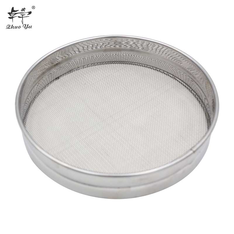 Good Material Double-Layer Stainless Steel Honey Filter Network Screen Mesh Strainer Practical Beekeeping Tools