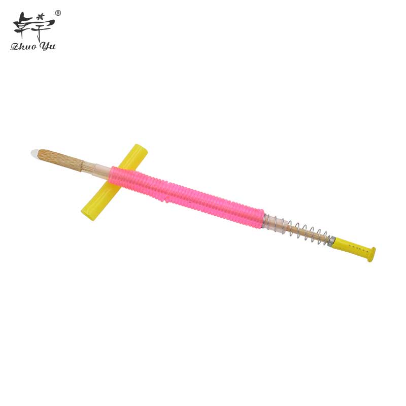 Bamboo core worm moving needle