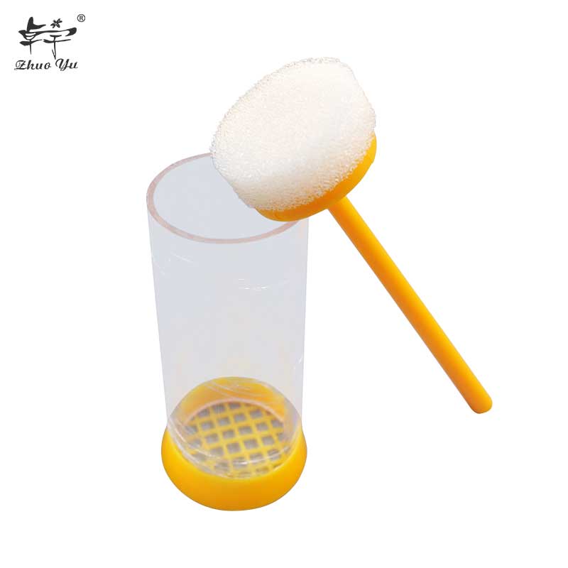 Bee Queen Mark Bottle Transparent Plastic Marking Tube Environment Security Beekeeping Tools Suitable for Beekeeper Garden Catch