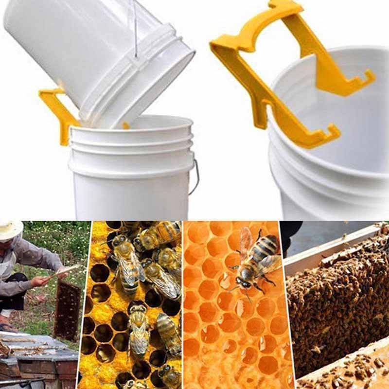 Honey bucket bracket