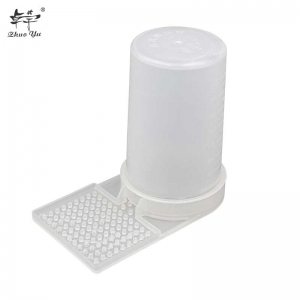 点式喂水器-白-4 Beekeeping Bee Feeder Honey Bee Feeders Drinking Water Waterer Watering Bees Tools Supplies Feeding Plastic bee Drinker Tool