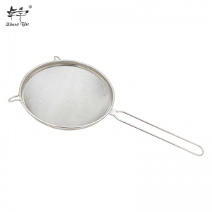 不锈钢平头勺型过滤网-1 Reusable Bee Honey Filter Stainless Steel Honey Strainer Screen Mesh Filter For Beekeeper Beekeeping Tools