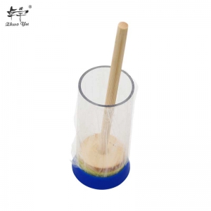 1 Queen Bee Labeled Mark Bottle Beekeeping Equipment Fertility King Plastic Tube Marker With Soft Plunger Marking Tools