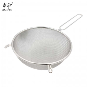 单层滤网-4 One-Deck Stainless Steel Honey Strainer One Layer Screen Sieve Stainless Steel Beekeeping Equipment Filter Durable Settling Tank