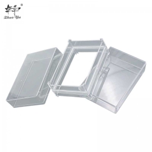 250g-透明巢蜜盒-5 Honey Comb Cassete 250 G Transparent Plastic Nest Honey Box Nest Removable Clean And Sanitary