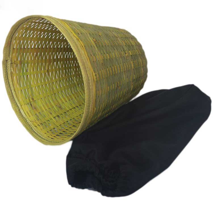Beekeeping Equipment Bees Collecting round Tools bags bamboo bee collector with black net