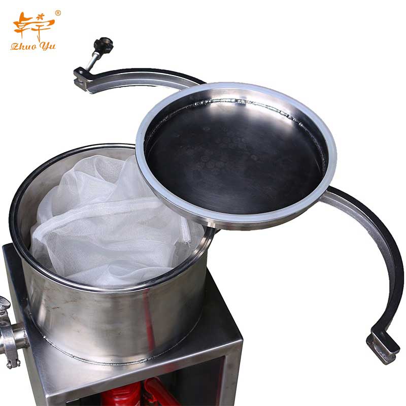 Commercial Manual Hydraulic Jack Honey Press Machine Fruits and Vegetables Press Squeezer Stainless Steel Hand Grape Juicer