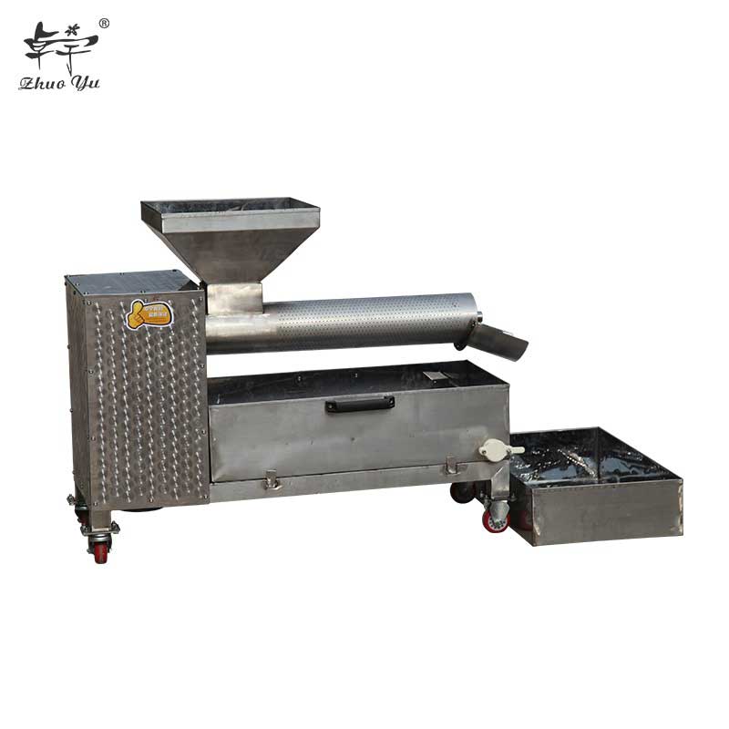 Beekeeping Screw Type Honey Wax Separator Cappings Screw Press Honey/Wax Separator Machine