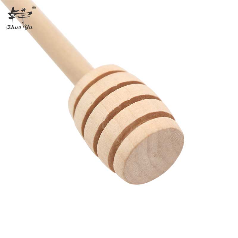 Practical Wooden Stirrers Honey Dipper Wood Honey Spoon Stick for Honey Jar Stick Collect Dispense Honey Stirring Tools