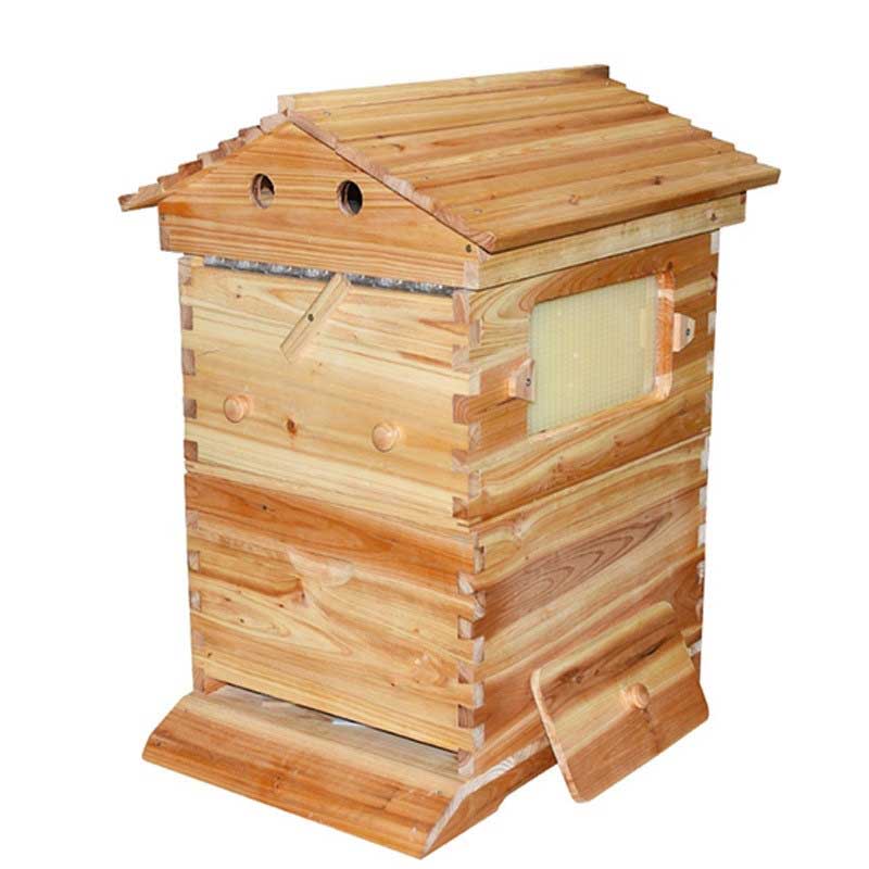 Self-Flowing Honey Bee Hive