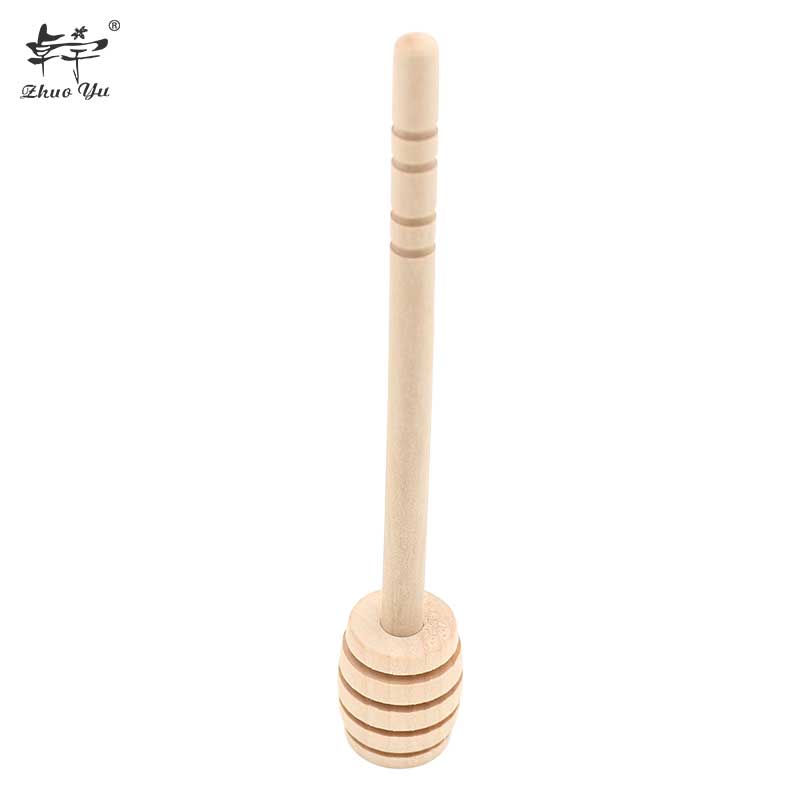 Practical Wooden Stirrers Honey Dipper Wood Honey Spoon Stick for Honey Jar Stick Collect Dispense Honey Stirring Tools