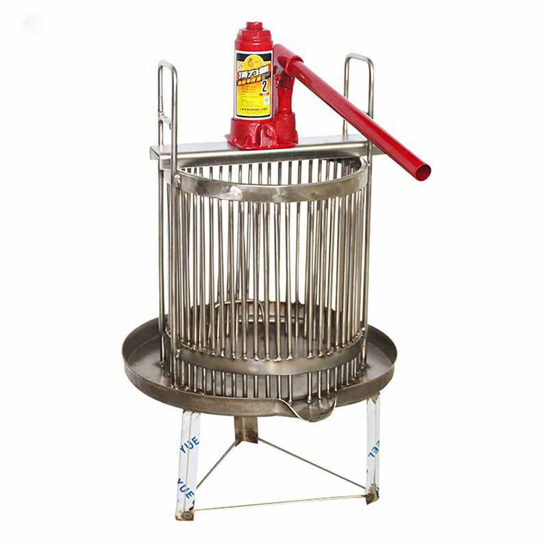 Stainless Steel Hydraulic Jack Honey Wax Press Machine Extractor Filter Apiculture Beekeeping Equipment Tool Supplies