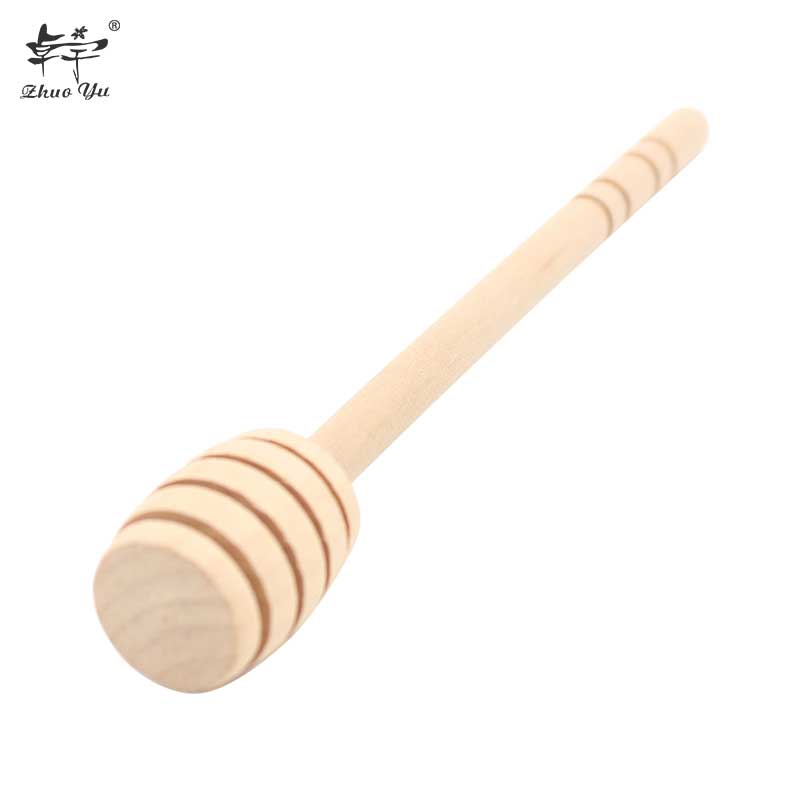 Practical Wooden Stirrers Honey Dipper Wood Honey Spoon Stick for Honey Jar Stick Collect Dispense Honey Stirring Tools