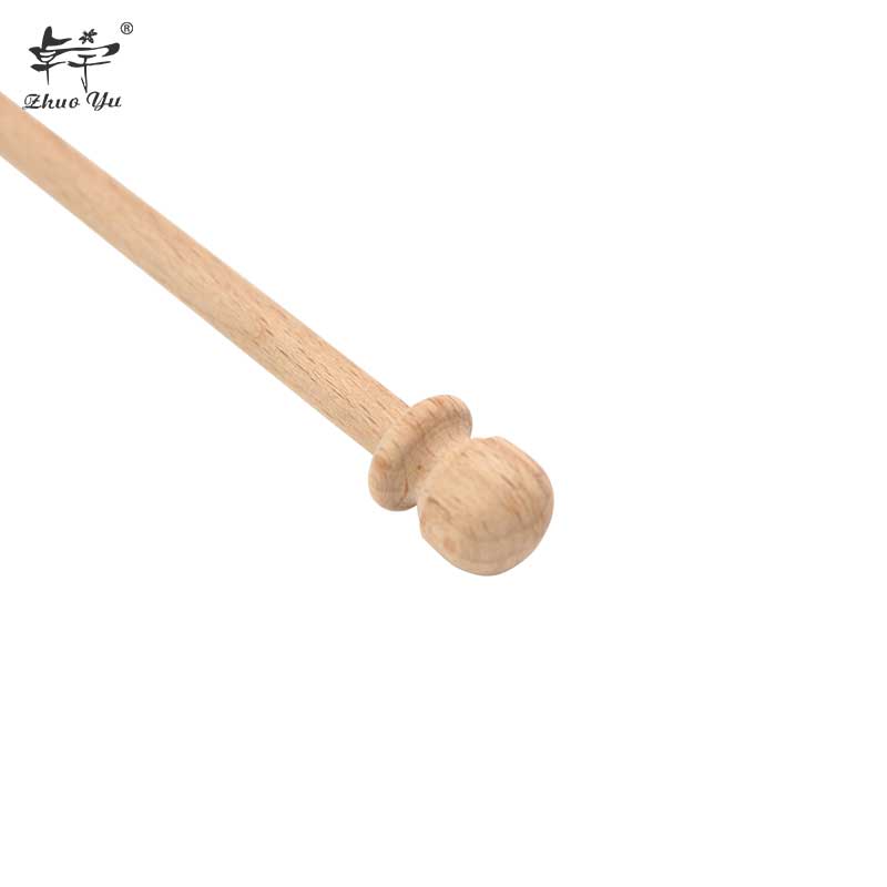 High Quality Honey Stir Bar Mixing Handle Jar Spoon Practical Wood Dipper Honey Long Stick Supplies Honey Kitchen Tools