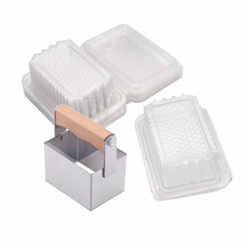 Stainless Steel Honey Comb Square Cutter Honeycomb Square Box Honeycomb Cutter and Package