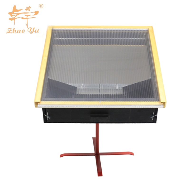 Food Grade Stainless Steel Insulating Double Glass Enables Mesh Gate Solar Wax/Beeswax Melter