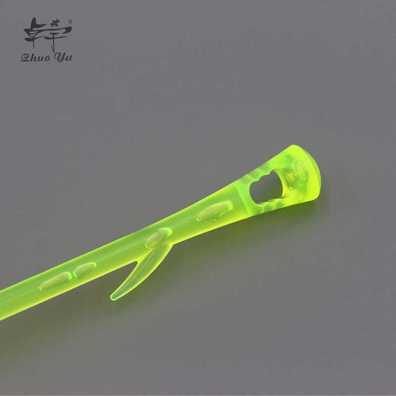 High quality coffee milk tea simple plastic honey stirring dipper spoon stick for kitchen