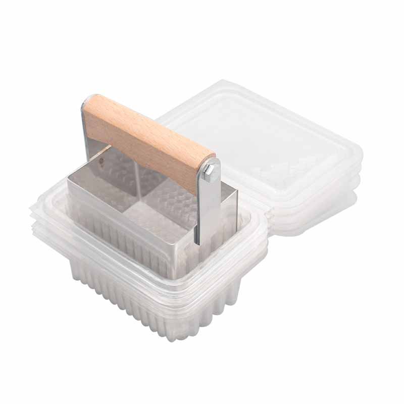 Stainless Steel Honey Comb Square Cutter Honeycomb Square Box Honeycomb Cutter and Package