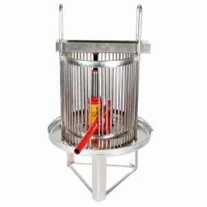 千斤顶-竖条榨蜡机-1 Stainless Steel Hydraulic Jack Honey Wax Press Machine Extractor Filter Apiculture Beekeeping Equipment Tool Supplies