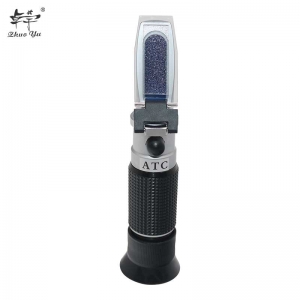 远景折光仪-4 Perspective Honey Refractometer Tester 58-90% Brix 38-43°Baume 12-27% water for Beekeeping Refraction honey concentration meter