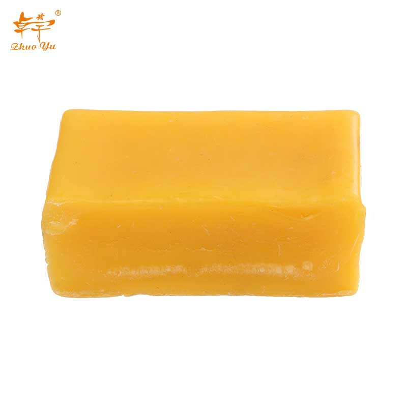 yellow beeswax slab