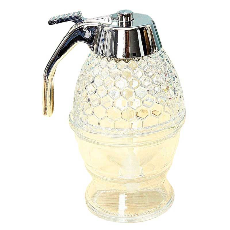  New Juice Syrup Cup Bee Drip Dispenser Honey Jar Container Storage Squeeze Bottle Honey Jar Container Bee Drip