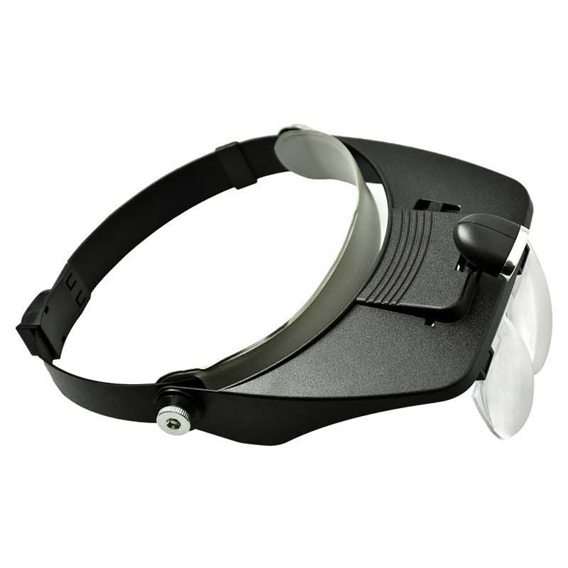 Headband watch repair magnifier