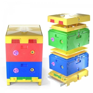 plastic beehive 1 HDPE Langstroth Plastic Beehive 3 Layer 10 Frames Beehive Plastic Bee Hive